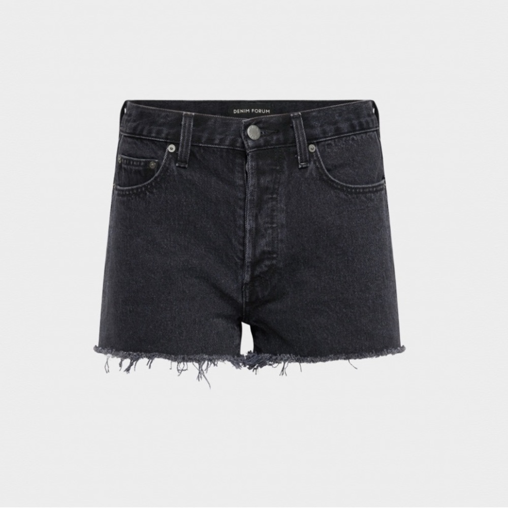 Aritzia Black Jean Shorts